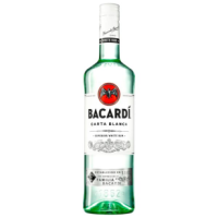 Bacardi Carta Blanca 37.5% vol. 1 L